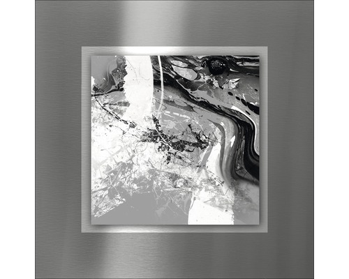 Abstract l Waves - Alu HORNBACH 50x50 cm Metallbild