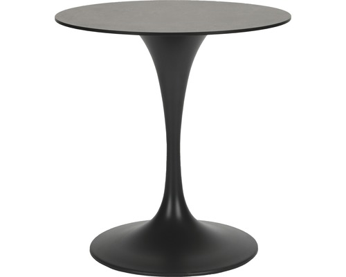 Table de jardin acamp Tulip ø 70 H 72 cm anthracite