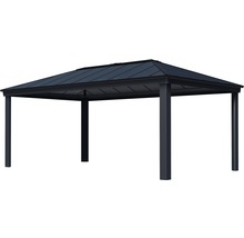 Pavillon mit Dach und vier Pfosten
