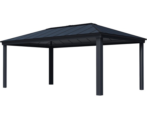 Pavillon avec toit et quatre poteaux