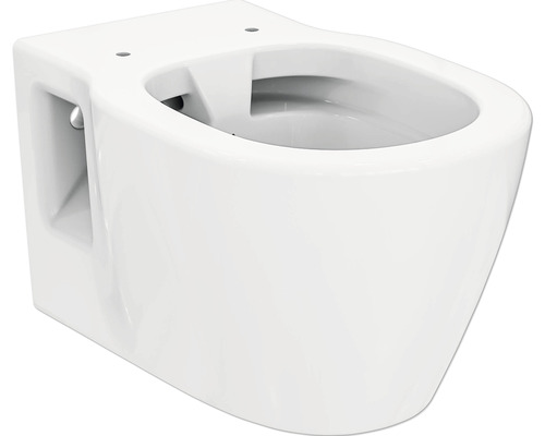 Ideal Standard Wand-WC Connect Tiefspüler ohne Spülrand weiss glänzend mit Beschichtung ohne WC-Sitz E8174MA