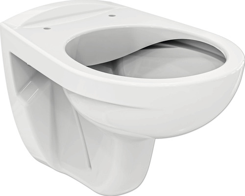 Bâti-support encastré et bouton poussoir blanc avec WC Suspendu France