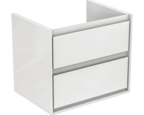 Ideal Standard Waschtischunterschrank Connect Air weiß matt 60 cm E0818B2 Waschtischunterschrank mit zwei Schubladen