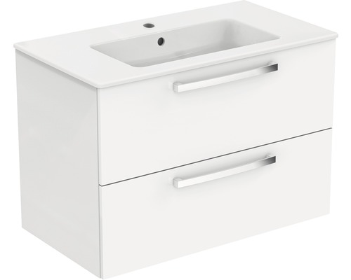 Ensemble de meubles de salle de bains Ideal Standard Eurovit Plus blanc à haute brillance 81,5 cm K2978WG