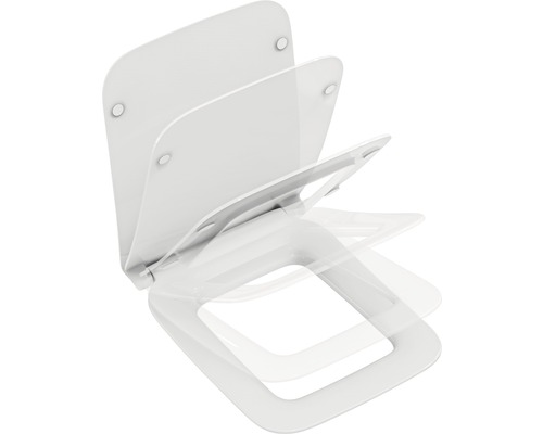 Abattant WC Ideal STANDARD Strada II blanc avec abaissement automatique T360101 Abattant de WC avec amortisseur de fermeture