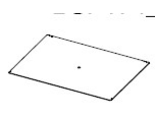 Toit blanc pour Black Zen et Silver Zen rectangle 80 x 110 cm