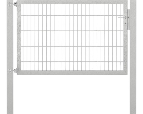 Stabgitter-Einzeltor ALBERTS Flexo Plus 8/6/8 150 x 100 cm inkl. Pfosten 10 x 10 cm feuerverzinkt