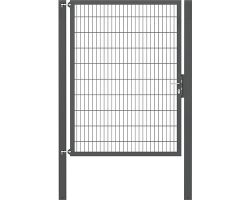 Portillon grillagé simple ALBERTS Flexo Plus 8/6/8 150 x 200 cm y compris poteaux 10 x 10 cm anthracite