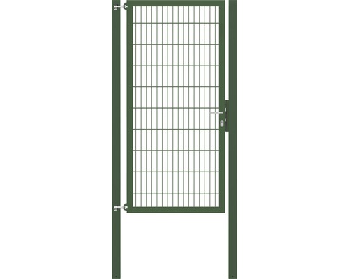 Stabgitter-Einzeltor ALBERTS Flexo Plus 8/6/8 100 x 200 cm inkl. Pfosten 8 x 8 cm grün
