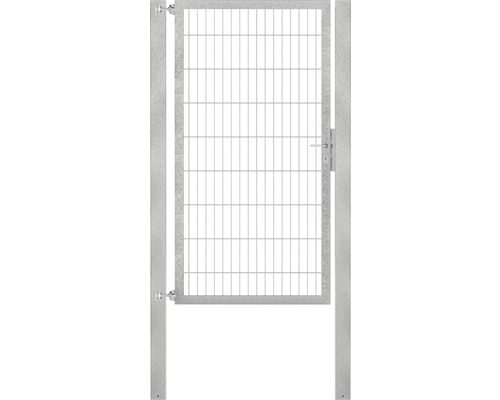 Stabgitter-Einzeltor ALBERTS Flexo Plus 8/6/8 100 x 180 cm inkl. Pfosten 8 x 8 cm feuerverzinkt