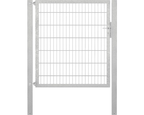 Stabgitter-Einzeltor ALBERTS Flexo Plus 8/6/8 125 x 140 cm inkl. Pfosten 8 x 8 cm feuerverzinkt