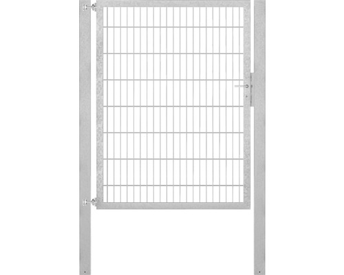 Stabgitter-Einzeltor ALBERTS Flexo Plus 8/6/8 125 x 160 cm inkl. Pfosten 8 x 8 cm feuerverzinkt