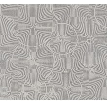 Papier peint intissé 37900-2 Metropolitan Stories 2 cercles argent