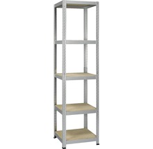 Metallregal mit fünf Regalböden