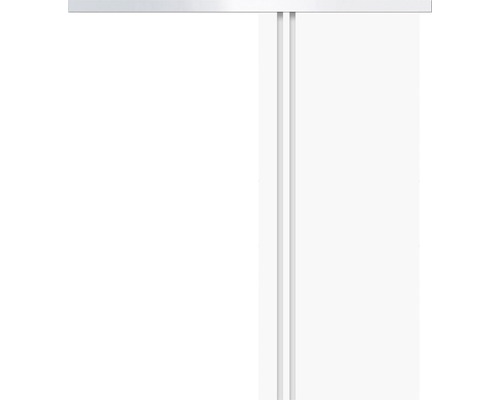 Système de porte coulissante avec rail de guidage