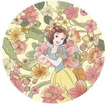 Illustration von Schneewittchen mit Blumenmuster