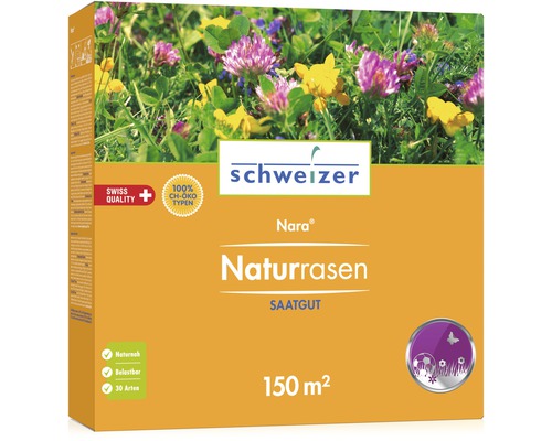 Eric Schweizer Blumenwiesensamen Nara Naturrasen 150 m² 3 kg