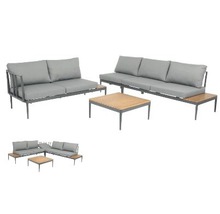 Gartenmöbelset mit Sofa, Sessel und Tisch für den Aussenbereich