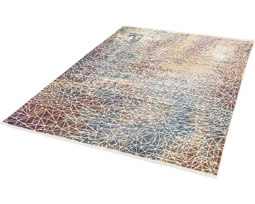 Teppich Daniela Netz bunt-grau 200x290 cm