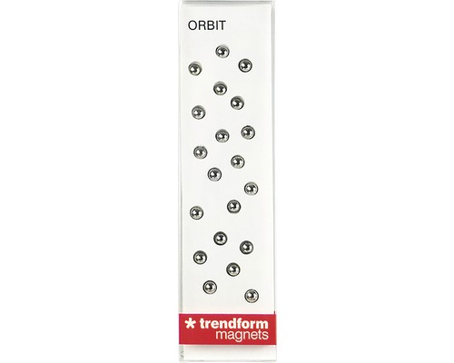 Aimants Orbit de Trendform dans leur emballage