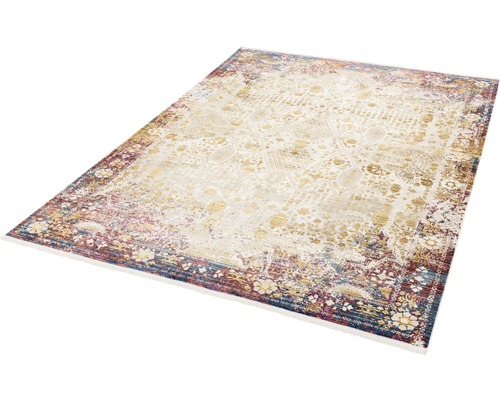 Teppich Daniela mit roter Bordüre 200x290 cm