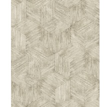 Vliestapete 113242 Holz Geometrisch beige
