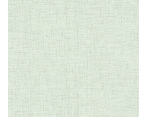 Papier peint intissé 37953-7 Metropolitan Stories 2 textile uni vert Gros plan d''un papier peint clair avec une texture fine