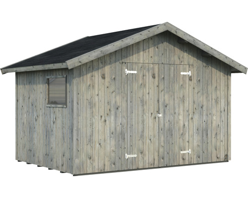 Abri de jardin en bois avec fenêtre et double porte