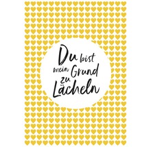 Postkarte Lächeln