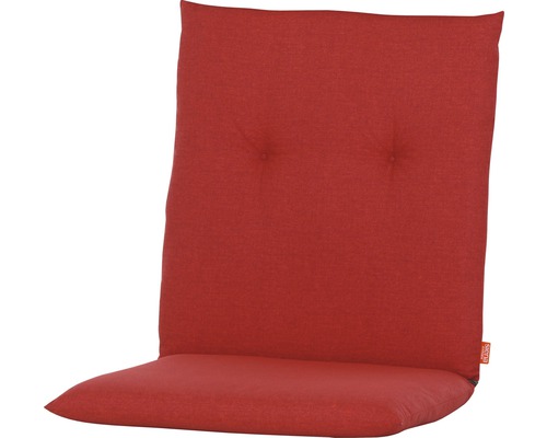 Galette d'assise pour fauteuil Mirach Siena Garden rouge 100x48x6 cm