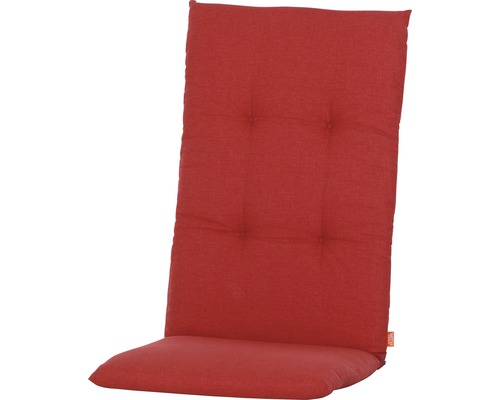 Galette d'assise pour fauteuil Mirach Siena Garden rouge 120x48x6 cm