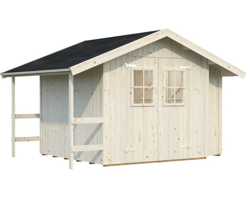 Abri de jardin en bois avec toit