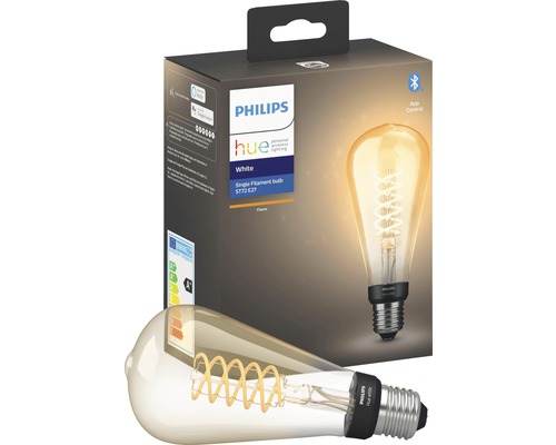 Philips Hue White Filament ST72 E27 lampe avec emballage