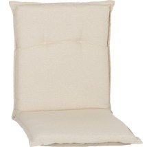 Galette d'assise pour siège à dossier bas 46x98 cm beige