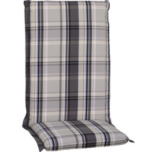 Coussin de chaise de jardin à carreaux