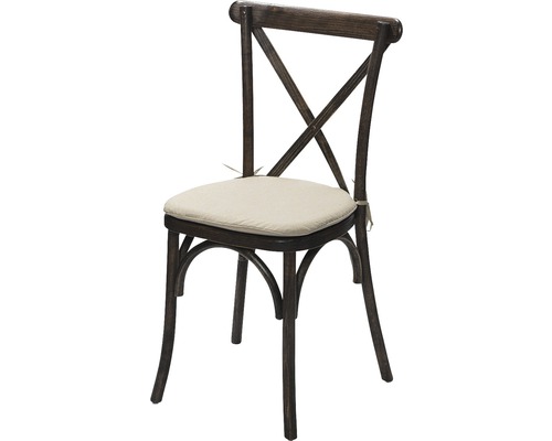 Galette de chaise VEBA pour chaise 48 x 47 cm Crossback beige
