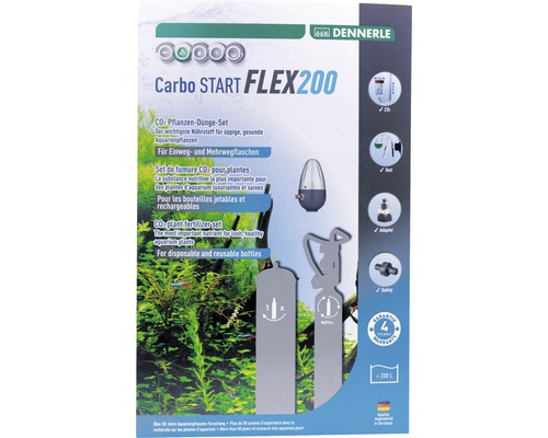 Set d'engrais pour plantes CO2 DENNERLE CarboSTART Flex200