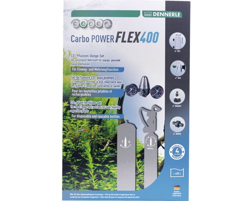 Set d'engrais pour plantes CO2 DENNERLE CarboPOWER Flex400