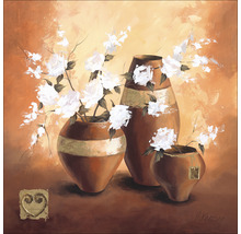 Tableau sur toile Golden Shining I 27x27 cm