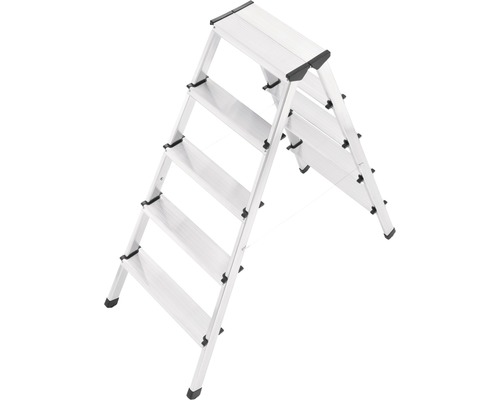 Marchepied pliant en aluminium à cinq marches