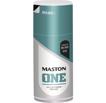 Peinture aérosol ONE Maston satin bleu RAL 5018 150 ml