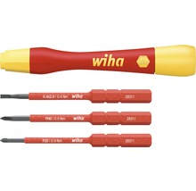 Wiha Fein-Drehmoment-Bithalter-Set mit drei Bits