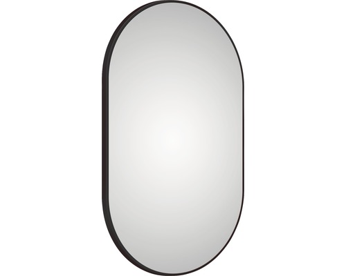Ovaler Spiegel mit Rahmen