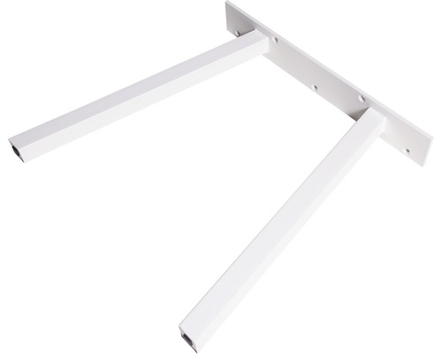 Pied de table en A 710 x 700 mm 1 pièce blanc Support d''étagère en acier