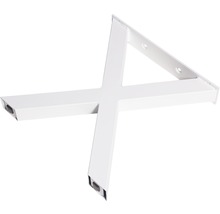 Support de pied de table blanc pour le montage des pieds de table