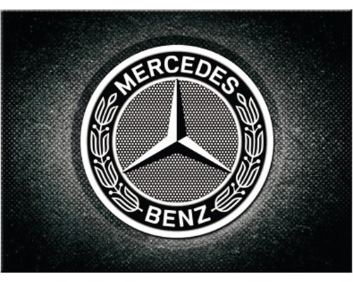 Aimant décoratif Mercedes-Benz, Logo Black 6x8 cm