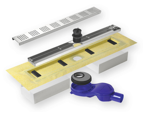 Komplett-Duschrinne Dural Vario-Line-Plus 1200 S 120 cm ETA-geprüft