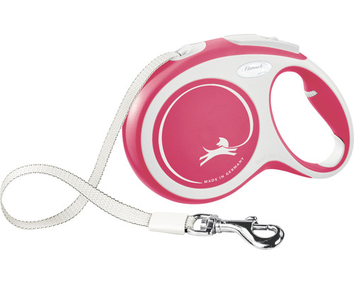 Flexi Rollleine mit Gurt und Karabinerhaken