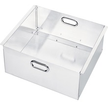 Tiroir en acier inoxydable avec poignées pour la boutique en ligne Hornbach