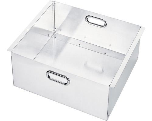 Tiroir en acier inoxydable avec poignées pour la boutique en ligne Hornbach